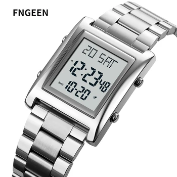 2023 Новые модные Мужские Цифровые часы, светящиеся водонепроницаемые Мужские часы, Электронные наручные часы Relogio Masculino Montre Homme Alarm
