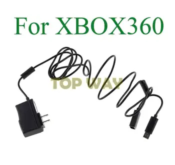 20шт Черный Источник Питания Переменного Тока 100V-240V EU US Plug Adapter USB Зарядное Устройство Для Microsoft Для Xbox360 XBOX360 Kinect Sensor