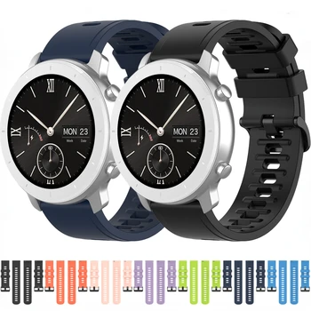 22мм 20мм Силиконовый ремешок для спортивного запястья Amazfit GTR 47мм 42мм для Samsung Galaxy Watch 3/4/5/Active 2/Huawei Watch GT 2 Ремешок