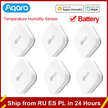 Aqara Smart Air Pressure Temperature Humidity Sensor Окружающая среда, пульт дистанционного управления Zigbee, Работа с XiaoMi Home Homekit Gateway Hub