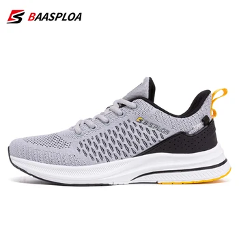 Baasploa, легкие мужские кроссовки для бега, 2022, мужские дизайнерские сетчатые повседневные кроссовки на шнуровке, мужские теннисные туфли для спорта на открытом воздухе