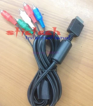 dhl или EMS 200 штук для PS2 компонентный кабель AV аудио видео HDTV кабель шнур для Sony для PS2