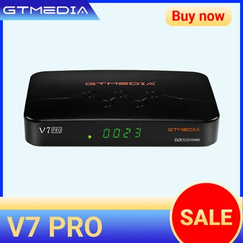 DVB-S/S2/S2X + T/T2 V7 Pro GTMEDIA Поддерживает H.265 HEVC Youporn auto roll PowerVu USB wifi