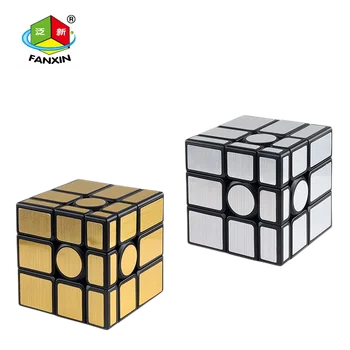 FANXIN Magic Cube Mirror 3x3 3x3x3 큐브 кубики Cubo Mágico Profissional Magico Puzzle головоломка 기어큐브 Twist Game Silver Toys