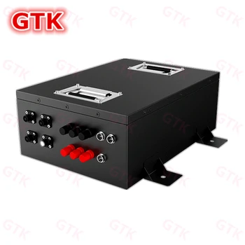 GTK 48V 50Ah lifepo4 power battery 15S5P 3,2 V 10Ah металлический корпус для AGV RGV + зарядное устройство 15A + бесплатная доставка