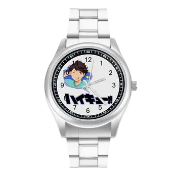 Haikyuu Кварцевые часы Фото Забавные наручные часы Стальные дешевые спортивные наручные часы для мальчиков