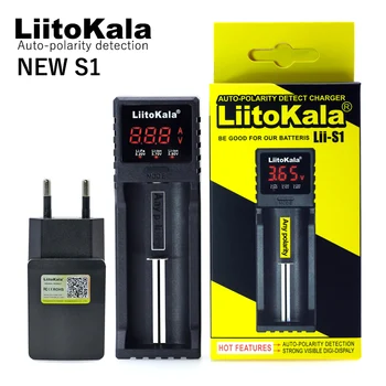 Liitokala Lii-S1 Lii-S2 Lii-S4 202 402 3,2 В lifepo4 3,7 В/3,85 В 18650 Литиевая аккумуляторная Батарея Зарядное Устройство ni-cd 26650 aa aaa