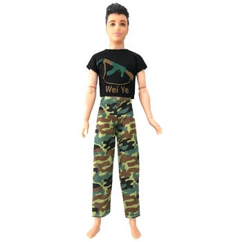NK Official 1 комплект солдатской одежды для 1/6 Куклы Кен, армейский костюм бойфренда, 30-сантиметровая мужская кукла, Игровой дом, игрушки для переодевания, Аксессуары