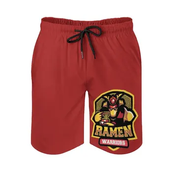 Team Ramen Мужские пляжные шорты с сетчатой подкладкой, штаны для серфинга, плавки Ramen Japan, любители японской кухни, Азиатская команда гурманов