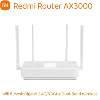 Xiaomi Redmi Router AX3000 Wifi 6 Mesh Гигабитный 2,4 G/5,0 ГГц Двухдиапазонный Беспроводной Маршрутизатор Wifi Ретранслятор 256M Memory Mesh Домашний Усилитель