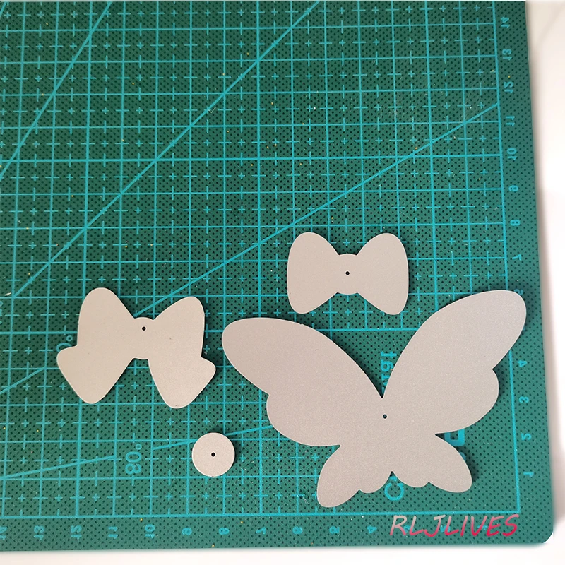 Трафареты для резки металла с бантом-бабочкой для фотоальбома для скрапбукинга 