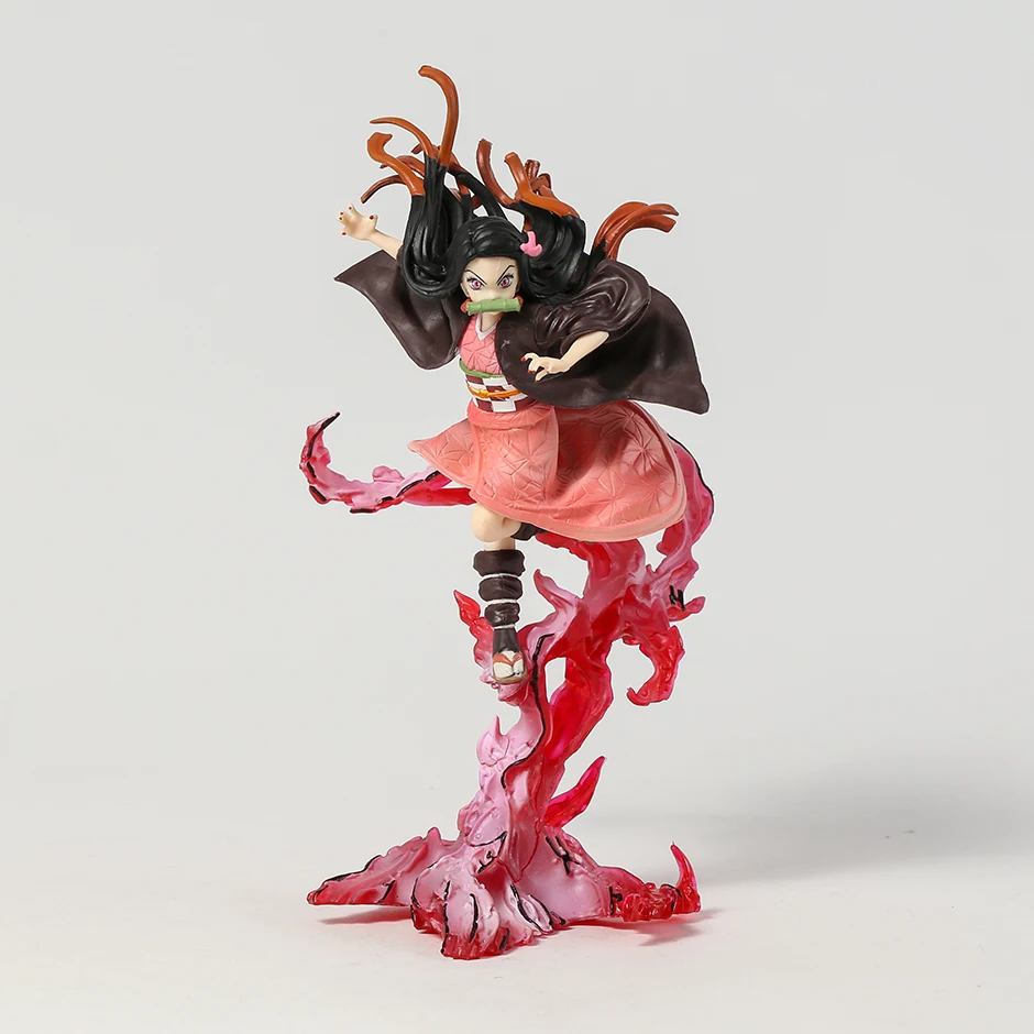 Demon Slayer Battle Kamado Nezuko Blood Demon Art Коллекционная фигурка Модель Кукла Украшение Игрушка