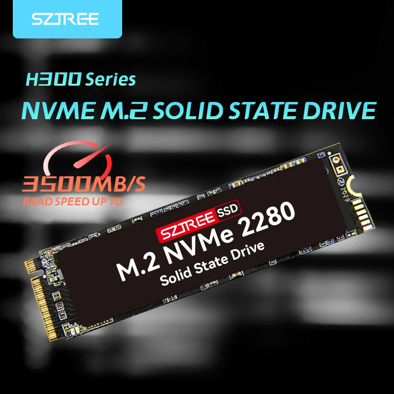 Внутренний твердотельный накопитель SZTREE M.2 PCIe Gen3x4 H300 NVMe SSD 256 ГБ/512 ГБ/1 ТБ SSD