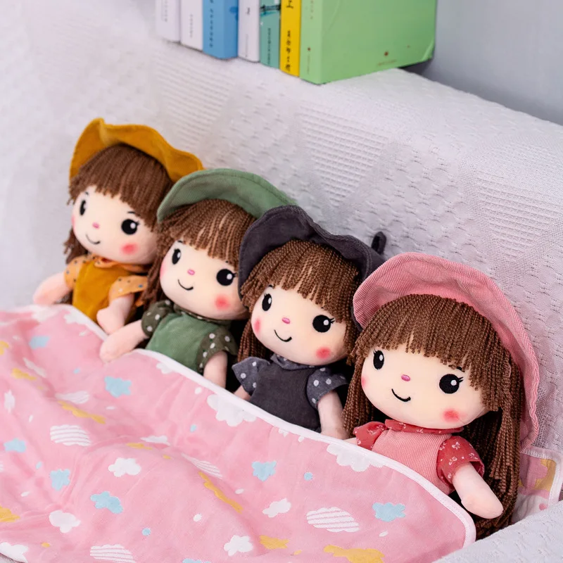 Хлопковая кукла принцессы, мягкие игрушки, плюшевые куклы, детские игрушки для девочек, детские плюшевые игрушки, мультяшные мягкие игрушки, тканевая кукла, подарок для девочки