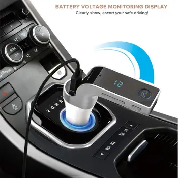 Автомобильный MP3-плеер С многофункциональной USB-Зарядкой, Беспроводной Bluetooth-совместимый Автомобильный FM-Передатчик 2.1 для Автомобильных Аксессуаров
