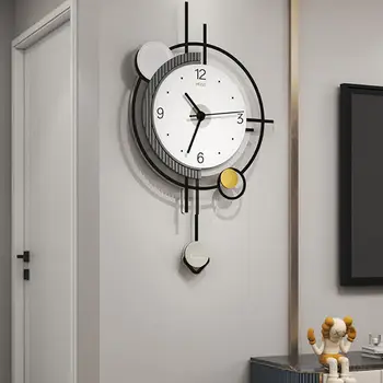 Большие роскошные настенные часы современного дизайна, необычные электронные настенные промышленные часы, Необычный Металлический настенный декор Reloj Pared Decorativo