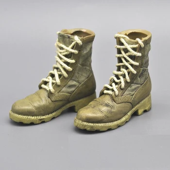 В наличии 1/6-я серия современных длинных полых ботинок HT Toys Sand PMC Обувь в основном для коллекции 12-дюймовых солдат