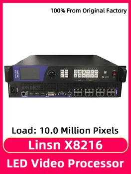 Видеопроцессор Linsn X8216, большой светодиодный экран с 16 портами локальной сети, выход для видеостены с высокой частотой обновления