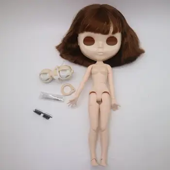 волосы на теле, скальп и глазной мех для самостоятельного изготовления аксессуаров для куклы Nude blyth 826