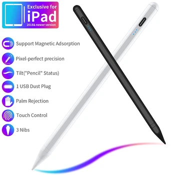 Для iPad Pencil с отклонением ладони, ручка 12-го поколения для Apple Pencil 2 1 iPad Air 5 2022-2018 для стилуса Apple Pen
