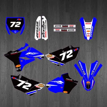 Для Yamaha 85 YZ 2021-2015 Командные наклейки графические наклейки фоновый комплект для Yamaha YZ85 YZ-85 2015 2016 2017 2018 2019 2020