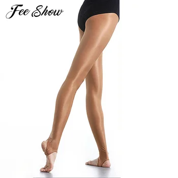 Женские глянцевые эластичные чулки для танцев для йоги, леггинсы, дизайн стремян, обтягивающие спортивные брюки, брюки для гимнастики, танцевальная одежда для тренировок.