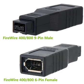 Здесь адаптер FireWire 400-800 преобразователь 6-контактной розетки IEEE 1394a в 9-контактный разъем 1394b