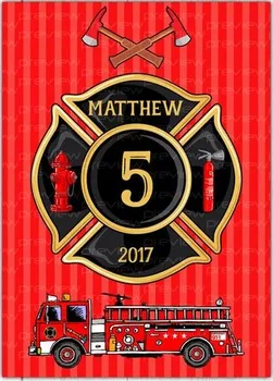 Изготовленная на заказ Пожарная машина Лестница пожарного Плакат на день рождения Дверные фоны Высококачественная компьютерная печать фон для вечеринки
