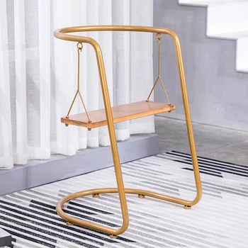Индивидуальный железный стул Nordic Girl Ins Home Art, персонализированный обеденный стул, качели, простая мебель для чайной лавки
