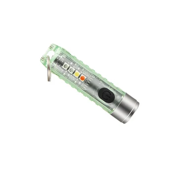 Карманный брелок USB-C Фонарик с магнитным предупреждением, Подвесные Фонарики для кемпинга на открытом воздухе Essential