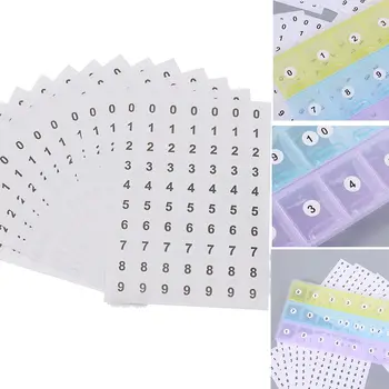Классификация бумаги Коробки Клейкая Алмазная Краска Для Хранения Самоклеящихся Отличительных Номерных Наклеек Бирки Этикетка Упаковки