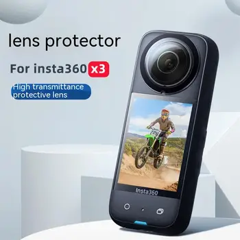 Клейкая защита объектива Insta360 x3, двойная защитная пленка для объектива Insta 360 x2, защитная крышка объектива, аксессуар для камеры
