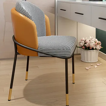 Металлические офисные обеденные стулья, Элегантный дизайн, Кухонные обеденные стулья, современное кресло Muebles Para Hogar Мебель для дома