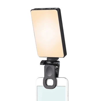 Мини-мобильный телефон со светодиодной подсветкой для селфи с регулируемой яркостью RGB заполняющий свет для нескольких смартфонов