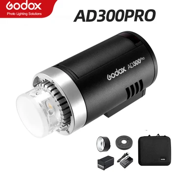 Наружная вспышка Godox 300Ws TTL 2.4G 1/8000 HSS AD300Pro с аккумулятором для Canon Nikon Sony Fuji Olympus Pentax