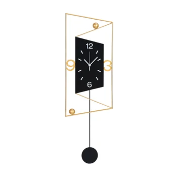 Настенные часы XK Clock Настенные часы для гостиной Абстрактное украшение без перфорации Карманные часы Home Creative Mute