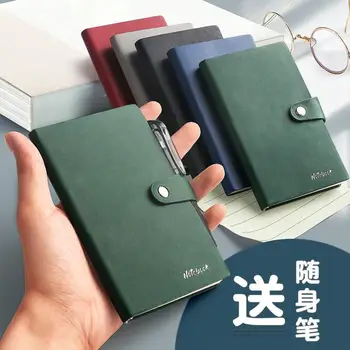 Новый 2022 Маленький Блокнот A7 Small A6 Portable Портативная Записная Книжка с Карманом для ручки Note Record Small