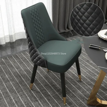 Обеденный стул с бархатным акцентом Nordic Light Роскошный бытовой обеденный стол из массива дерева для отеля, ресторан для отдыха, Магазин, Ожидание ногтей