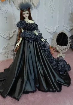 Одежда для куклы BJD черное платье подходит только для 1/3 кукольного платья