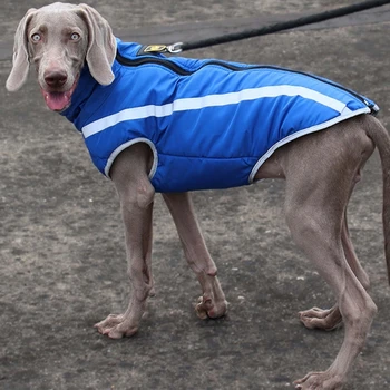Одежда для собак Жилет для маленьких средних собак, зимний Теплый Светоотражающий жилет для домашних животных