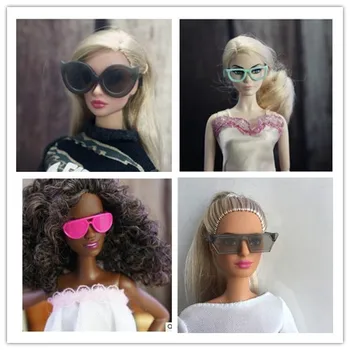Оригинальные солнцезащитные очки для куклы, разные стили, модные разноцветные аксессуары для подарочных игрушек BABI Doll для девочек, 1/6 PP / FR
