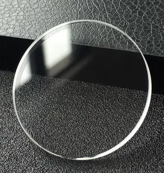Плоское Сапфировое стекло для часов с обеих сторон, Прозрачная Круглая Стеклянная Передняя Крышка, Деталь для ремонта часов 36.8X1.5mm
