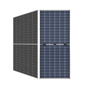 половинная двухслойная солнечная панель LONGi мощностью 535 Вт, монокристаллический фотоэлектрический модуль мощностью 535 Вт, двусторонний лист из стекла