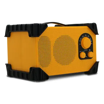 Портативное коротковолновое радио для зарядки аккумулятора, водонепроницаемое радио с FM/AM/NOAA, Аналоговое радио для мастерской настройки