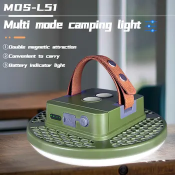 Портативный Подвесной Магнитный всасывающий мощный ультраяркий светодиодный фонарь для кемпинга емкостью 15600 мАч, многофункциональный фонарь для палатки, фонарь для рыбалки