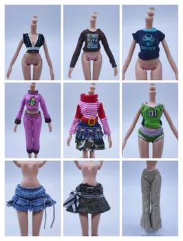 Потрясающая кукла для одевания кукол, мягкая повседневная одежда, одежда ручной работы, одежда для кукол, игрушки для девочек