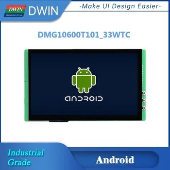 Промышленный терминал интеллектуального дисплея Android DWIN 10,1 дюйма 1024*600 Android8.1 OS Smart Touch Screen Поддерживает RS232 и RS485