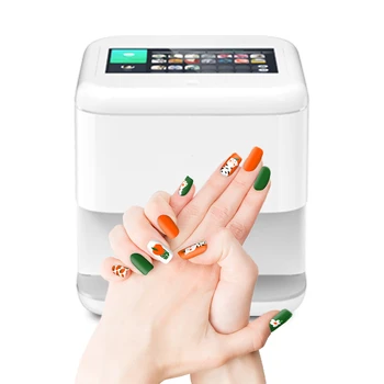 Профессиональный портативный автоматический принтер для маникюра и нейл-арта, 3D Цифровая печатная машина для рисования ногтей, Цена печатной машины