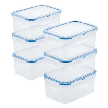 Прямоугольный контейнер для хранения продуктов весом 20 унций, герметичный, пригодный для мытья в посудомоечной машине, морозильной камере и микроволновой печи.