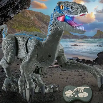 Радиоуправляемый Динозавр Электрический Шагающий Хищник Юрский Динозавр Детская Игрушка Интеллектуальное Моделирование Животных Дистанционное Управление Динозавром
